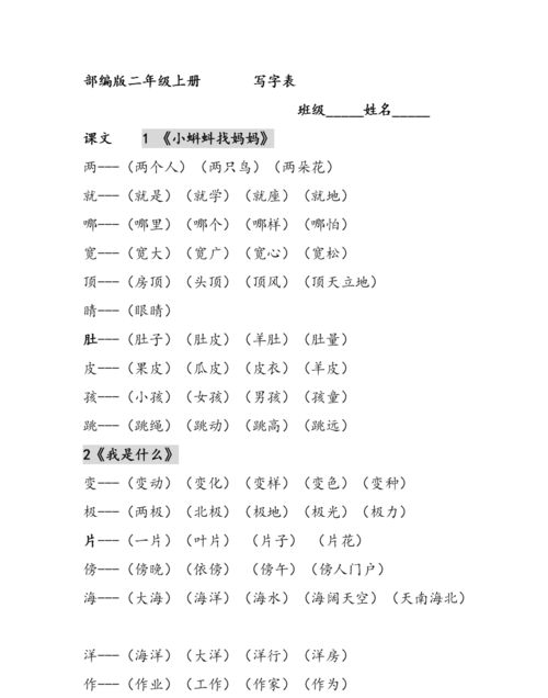 Object group words for grade 2, what are the object group words? Object group words and their explanations Figure 2