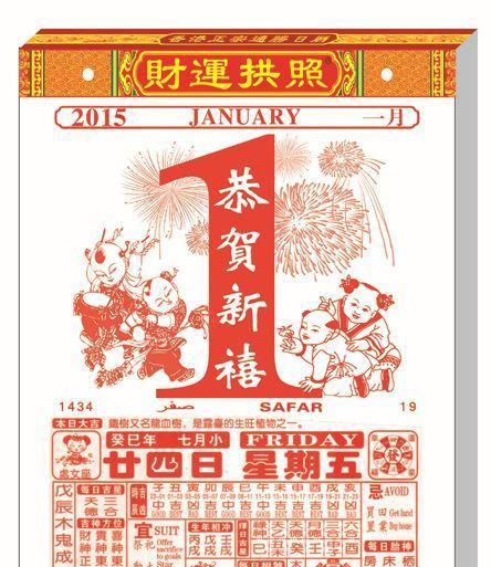 Almanac, whether the date in the almanac is the lunar calendar or the solar calendar Figure 3