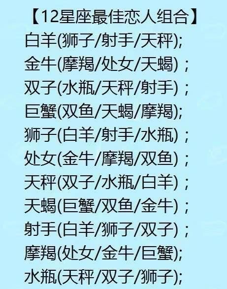 The male and female matching chart of the twelve zodiac signs, Tao Baibai said the male and female matching chart of the twelve zodiac signs, Figure 3