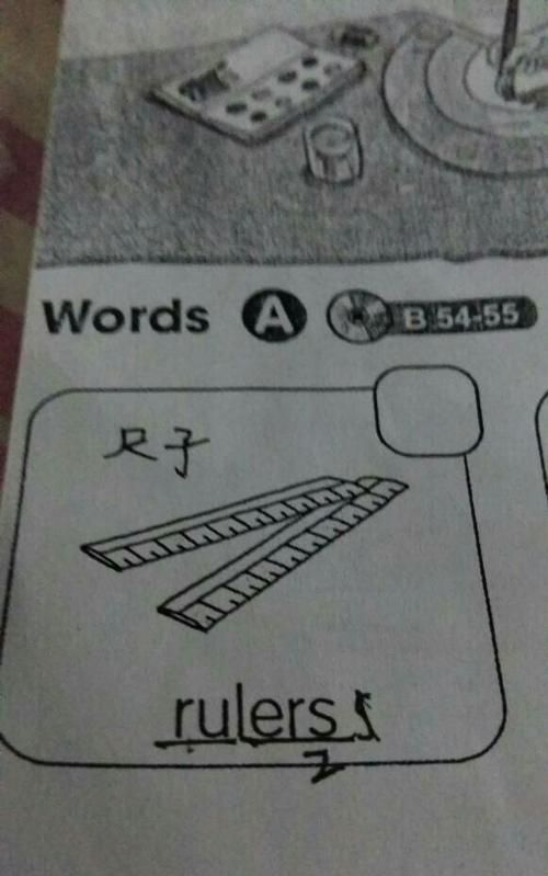 ruler in English, ruler in English word picture 3