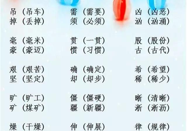 Baozi group words, what are the words in Baozi group words? Picture 2